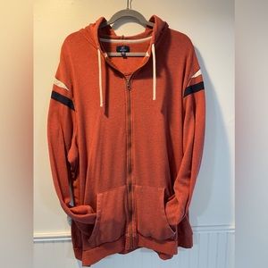George zip-up hoodie with pockets